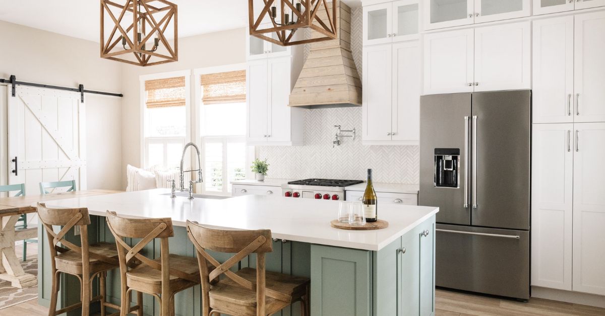 Cabinet Styles and Colors for a Boho Kitchen